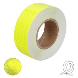 Cinta Adhesiva Reflectante Amarillo Claro 50 mm. x 33 metros. Uso doméstico.