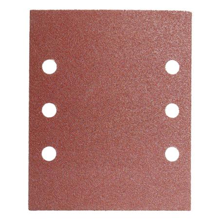 Lija Recambio Con Velcro 114x140 mm. Con Agujeros Grano  80 (10 Piezas)